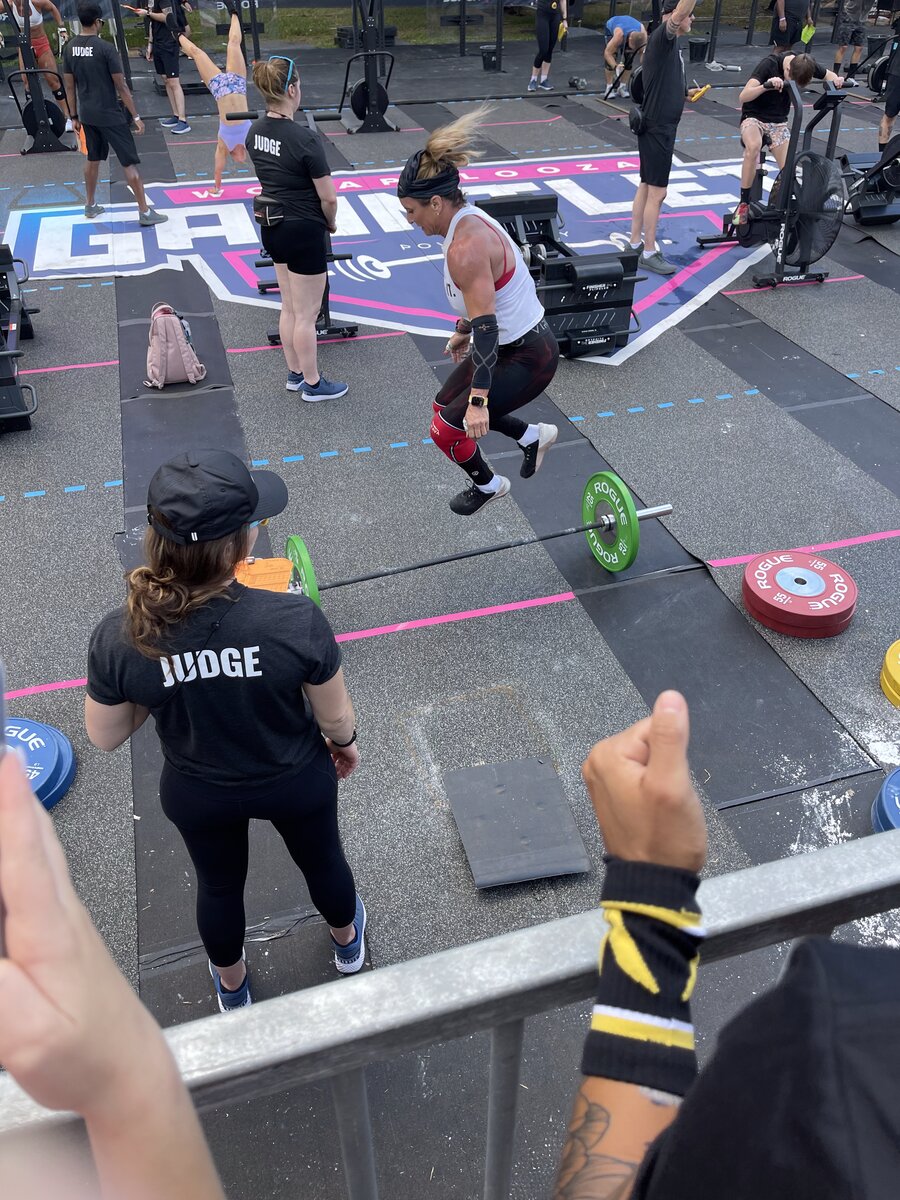 Shauna Lubrani barbell sprint Gauntlet